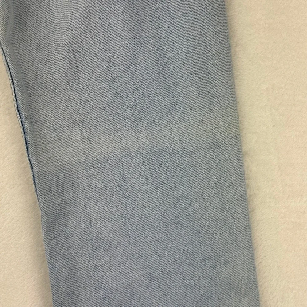 Levi's Jeans Mens 501 Straight W31 L32 Light‎ Wash Denim VTG Button Fly Cotton